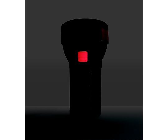 [単1x4本] フラッシュライト/LED(強･中･弱) 斜めから見た光の強さを調整するスイッチのあるデザイン