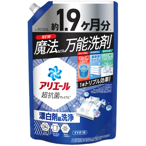 ｱﾘｴｰﾙ ｼﾞｪﾙ つめかえ用 ｳﾙﾄﾗｼﾞｬﾝﾎﾞｻｲｽﾞ 1.4kg 1ﾊﾟｯｸ画像