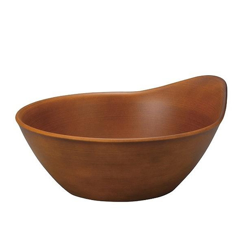 ボウル 13cm SEE 洋食器 取っ手付 合成漆器 ライトブラウン画像