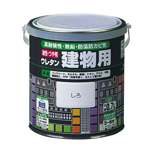 ロック　油性ウレタン建物用　くろ　1.6L　1缶画像