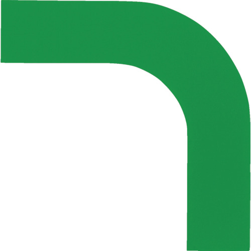 ｺｰﾅｰ用ｶﾞｰﾄﾞﾃｰﾌﾟ(25mm幅用) 緑 屋内用 1ﾊﾟｯｸ(10枚)画像