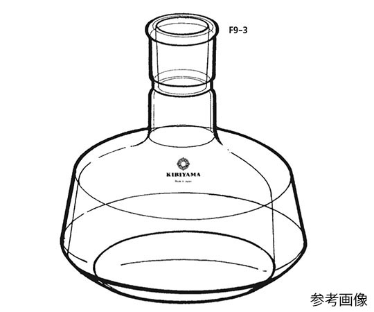 蒸留水用フラスコ（カブ型）　3000mL画像