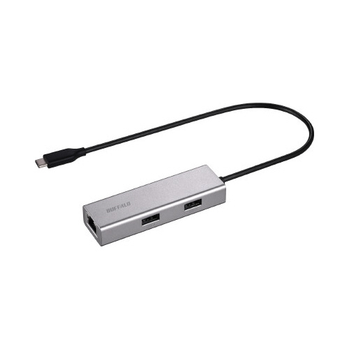 ＵＳＢ－Ｃ接続　ＬＡＮアダプターハブ付　シルバー