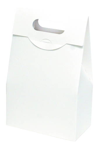 ハンディバッグL白画像