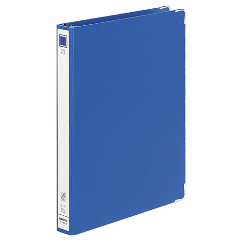 ﾘﾝｸﾞﾌｧｲﾙ 色厚板紙 B5ﾀﾃ 26穴 170枚収容 背幅36mm 青 1冊画像