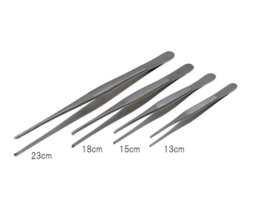 一般外科ピンセット 小波 13cm 有鈎画像