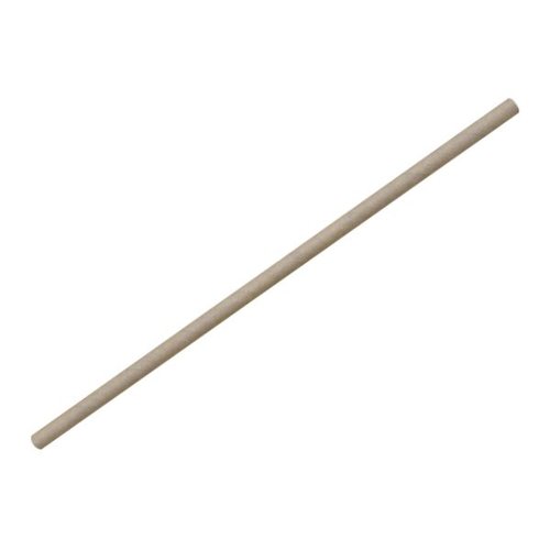 紙ストロー 6φ×210mm 未晒(袋入) パックスタイル [バラ販売]画像