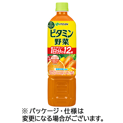 ﾋﾞﾀﾐﾝ野菜 740g ﾍﾟｯﾄﾎﾞﾄﾙ 1ｹｰｽ(15本)