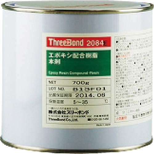 ｴﾎﾟｷｼ樹脂系接着剤 水晶系補修用 TB2084E 本剤 700g 無色 1缶画像