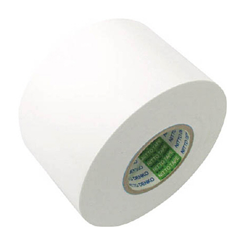 日東 脱鉛ﾀｲﾌﾟﾋﾞﾆｰﾙﾃｰﾌﾟNo.21 50mm×20m 白 1ﾊﾟｯｸ(4巻)画像