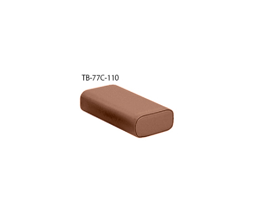 かどまるマクラ(中) 幅34×奥行16×高さ7.5cm ライトブラウン画像