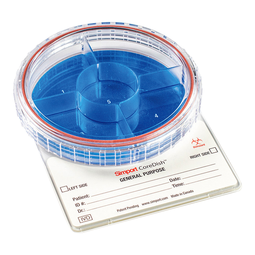 生理検体保管容器（COREDISH®）ノーマル 分割数5 1ケース（10個入）画像