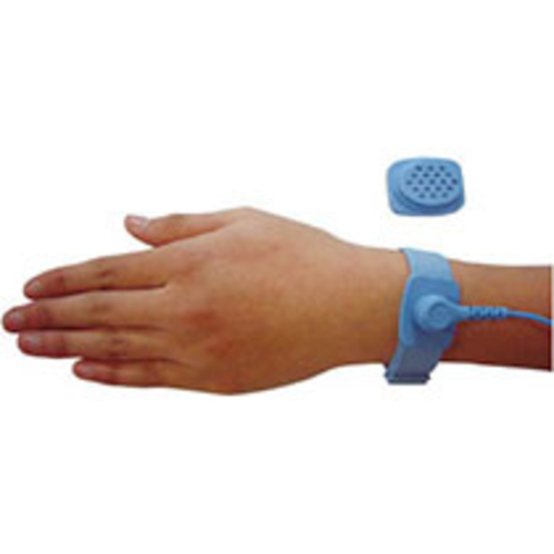 静電気除去ﾘｽﾄﾊﾞﾝﾄﾞ ｺｰﾄﾞﾚｽ対応 ｺｰﾄﾞ長43cm×ｸﾞﾗﾝﾄﾞｺｰﾄﾞ長1.8m 1個