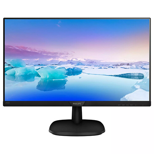 23.8型ﾜｲﾄﾞ液晶ﾃﾞｨｽﾌﾟﾚｲ ｽﾋﾟｰｶｰ付 ﾌﾞﾗｯｸ IPSﾊﾟﾈﾙ 5年保証 1台画像