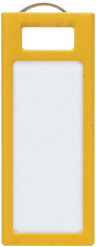 キーホルダー名札ＫＥＹＳＹＳ　黄　４個入画像