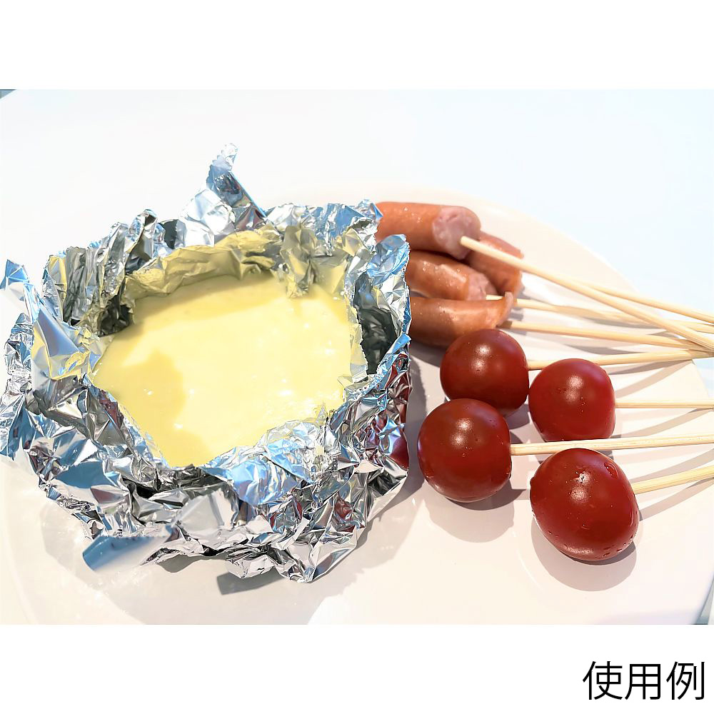 マイホイルアウトドア用 10m 60個入 パッケージが横から見える状態で、開封されたものが並んでいる様子