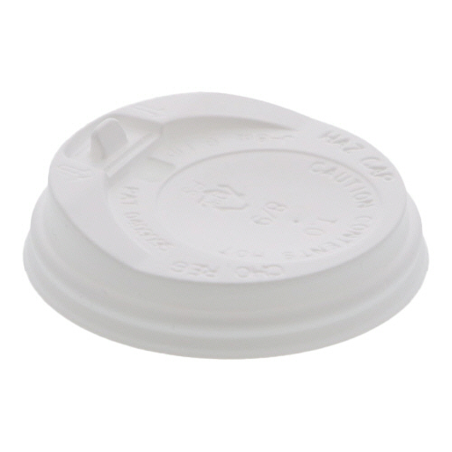 紙ｺｯﾌﾟ 断熱ｶｯﾌﾟ 飲み口付き 8ｵﾝｽ用蓋 白 1ｾｯﾄ(1000個:50個×20ﾊﾟｯｸ)画像