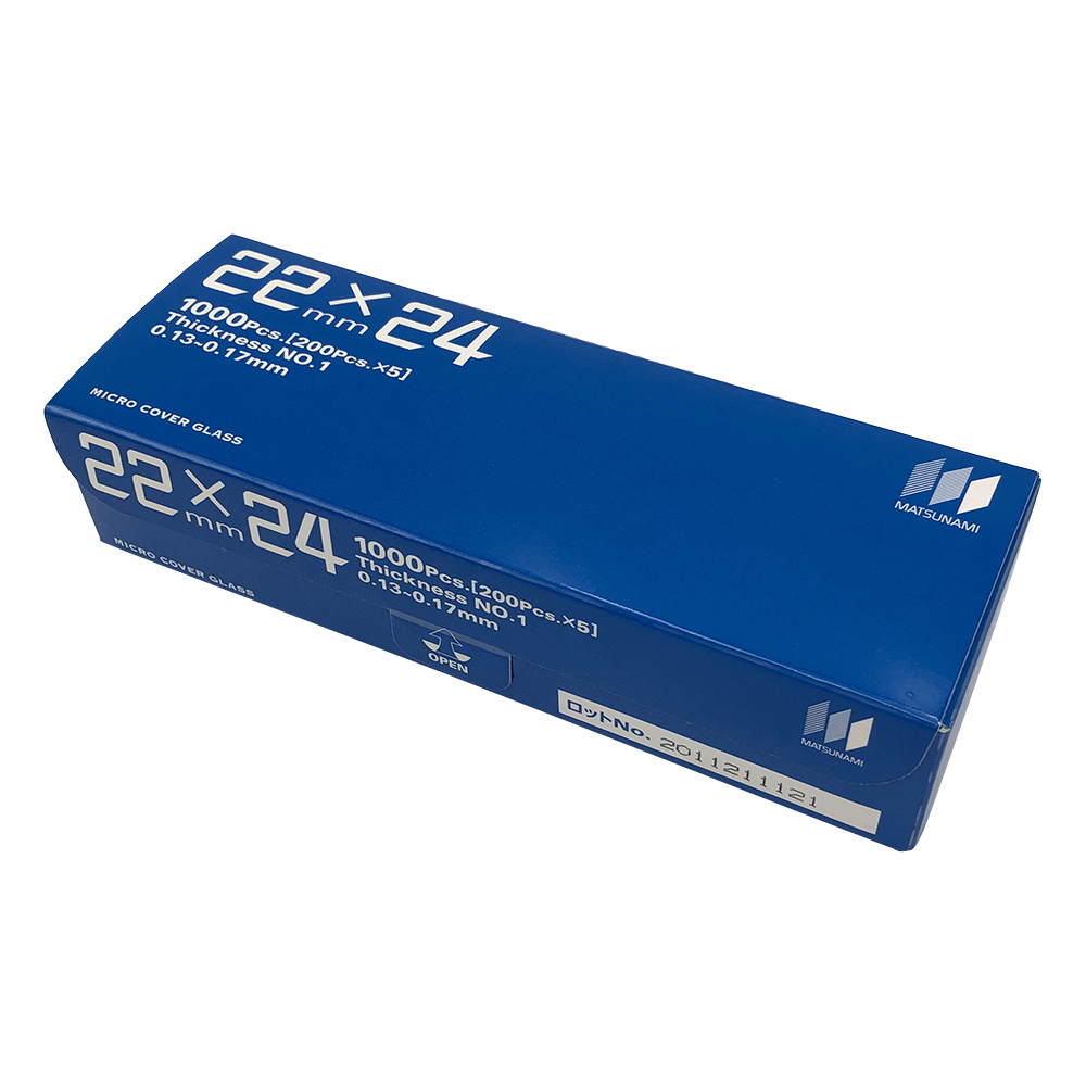マツナミカバーグラス(No.1) 22×24mm 1000枚入画像