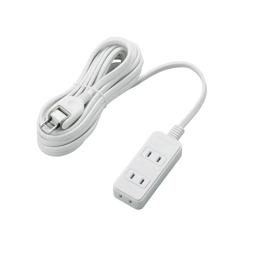 シャッタータップ　雷ガード　３個口　５ｍ　ホワイト画像