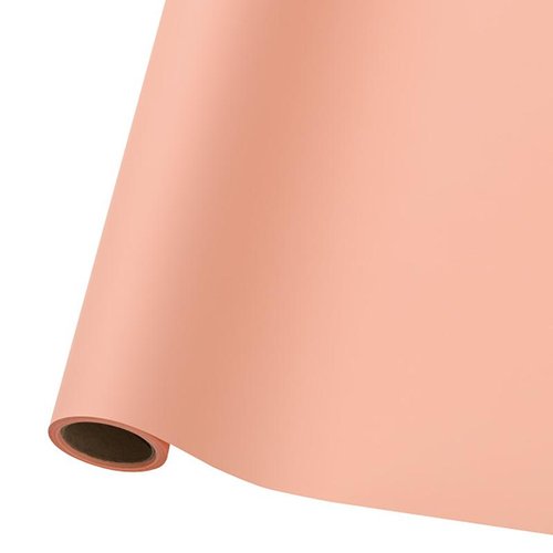 包装紙 WRP-RO6 ラッピングカラーPPロール-6/サーモンピンク(1巻) ヘッズ画像