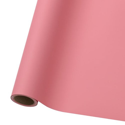 包装紙 WRP-RO7 ラッピングカラーPPロール-7/ローズピンク(1巻) ヘッズ画像