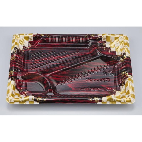 シーピー化成 弁当容器 BF恵味10-1 ダミエ 本体(N)画像