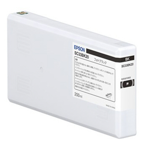 ｲﾝｸｶｰﾄﾘｯｼﾞ ﾌｫﾄﾌﾞﾗｯｸ 200mL SC33BK20 1個画像