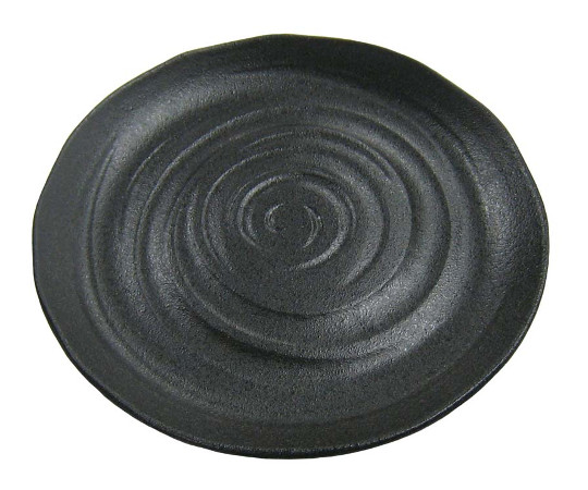 天目砂鉄 丸皿 尺（φ305）画像
