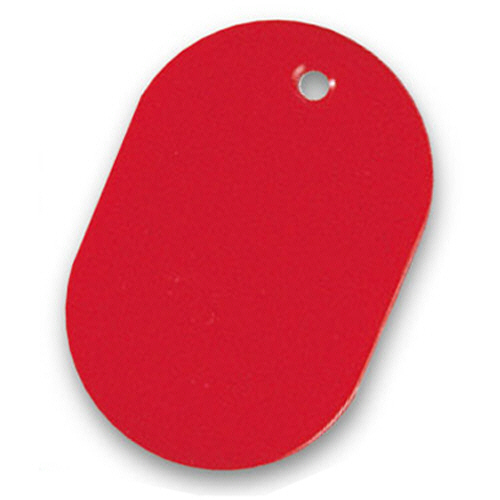 番号札 無地 大 赤 1ｾｯﾄ(50個:5個×10ﾊﾟｯｸ)画像