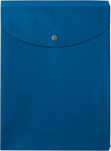 ポケット付エンベロープマチ付縦　ブルー１０冊