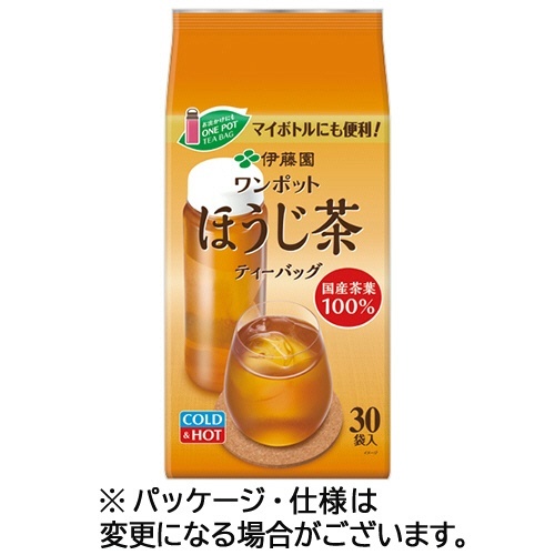 ワンポット ほうじ茶 ティーバッグ 1袋(30バッグ)画像