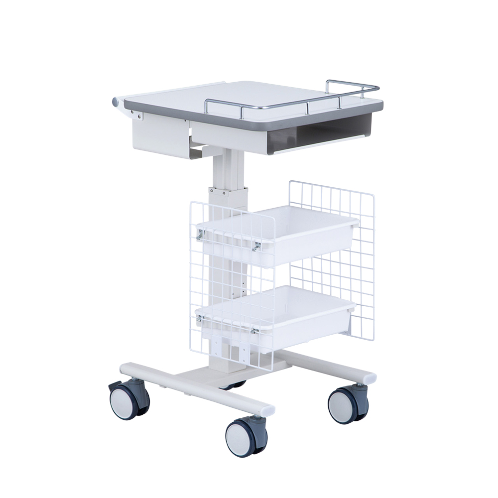 ナースカート（昇降タイプ）　ホワイト　N画像