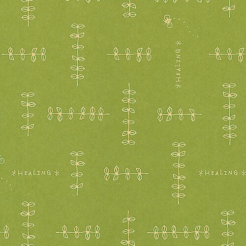 包装紙 ハトロン判 半才 ハーブリーフ Ｇ画像