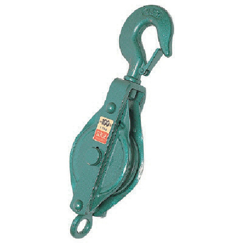 強力型滑車一車鉄ﾌﾞﾛｯｸ ﾌｯｸ型 100mm 1個画像