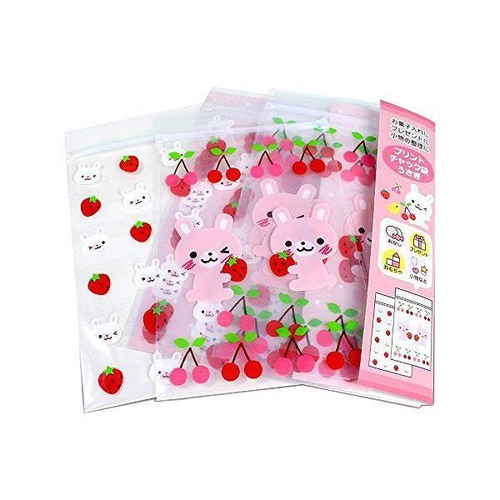 プリントチャック袋 うさぎ 8枚入り画像