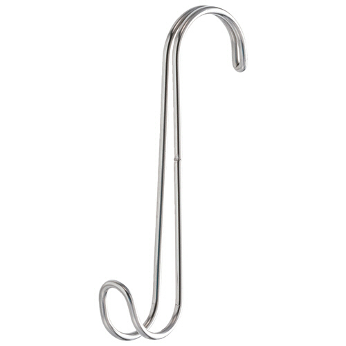 W用途ﾌｯｸ 120×17×52mm ｼﾙﾊﾞｰ 1個画像