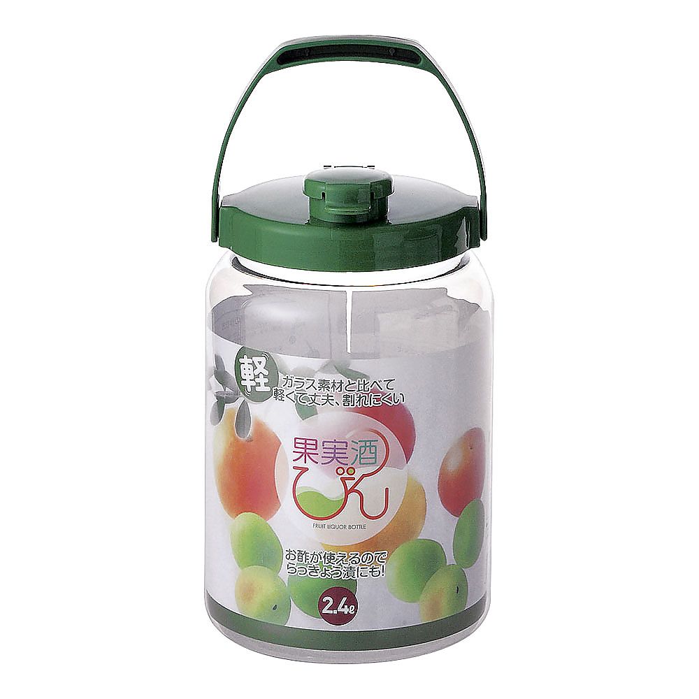 タケヤ　果実酒びん　R型　2.4L