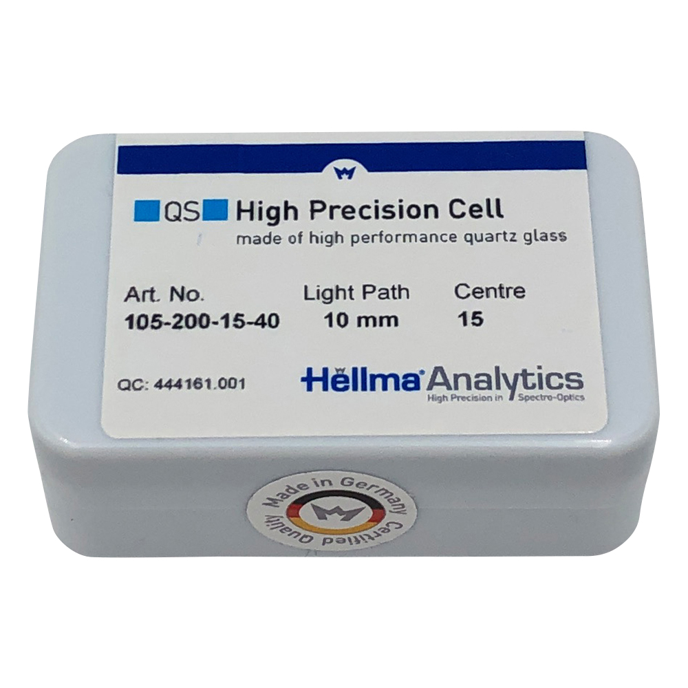 ヘルマ（R）石英セル　ウルトラマイクロ画像