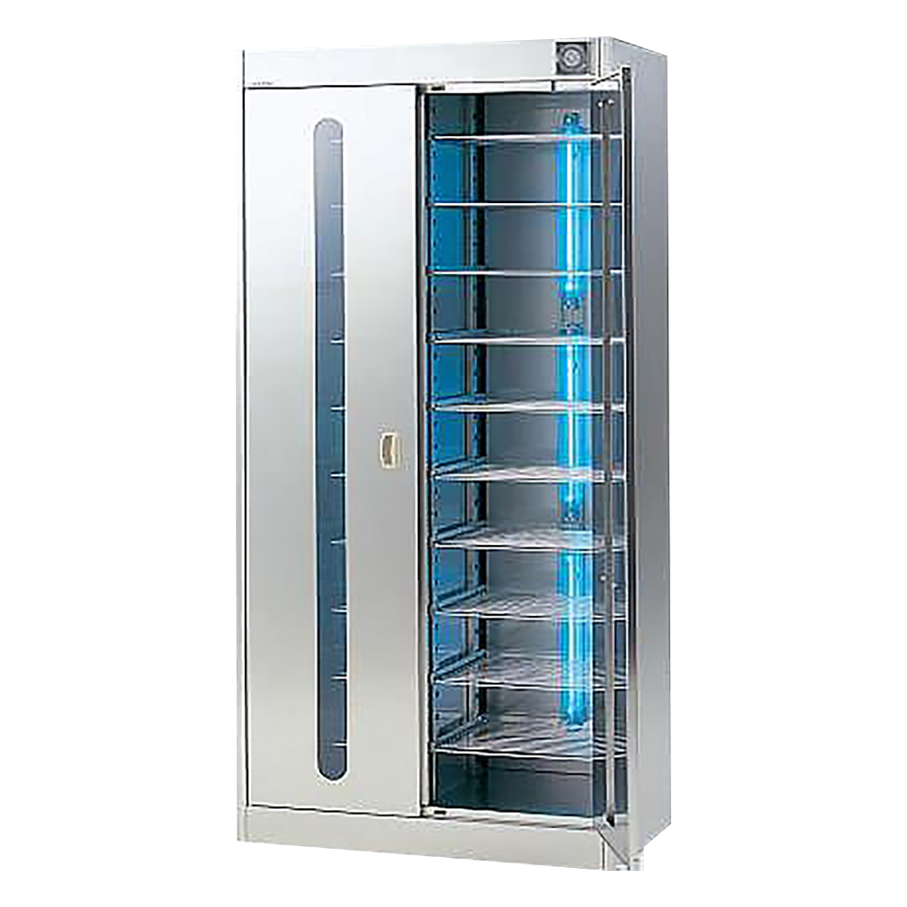 紫外線殺菌ロッカー(ステンレス仕様)　棚板仕様