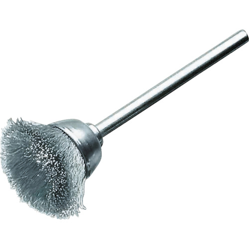 軸付ﾐﾆﾁｭｱｶｯﾌﾟ型ﾌﾞﾗｼ 鋼線0.1 Φ18 1個画像