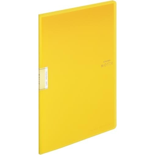 クリヤーブックモッテＡ４縦　１０Ｐ　黄　１０冊画像