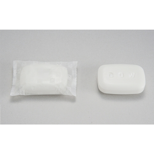 カウブランド 業務用 石けん 70g/個 1箱(120個) パッケージに積まれた状態で、多数の個別包装が見える。