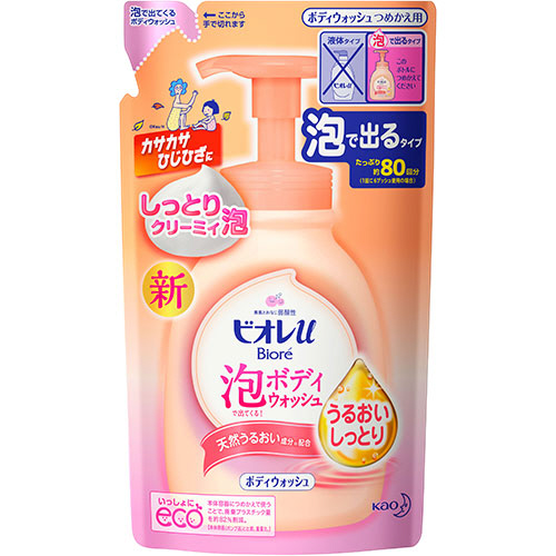 ﾋﾞｵﾚu 泡で出てくるﾎﾞﾃﾞｨｳｫｯｼｭ うるおいしっとり つめかえ用 480ml 1個画像