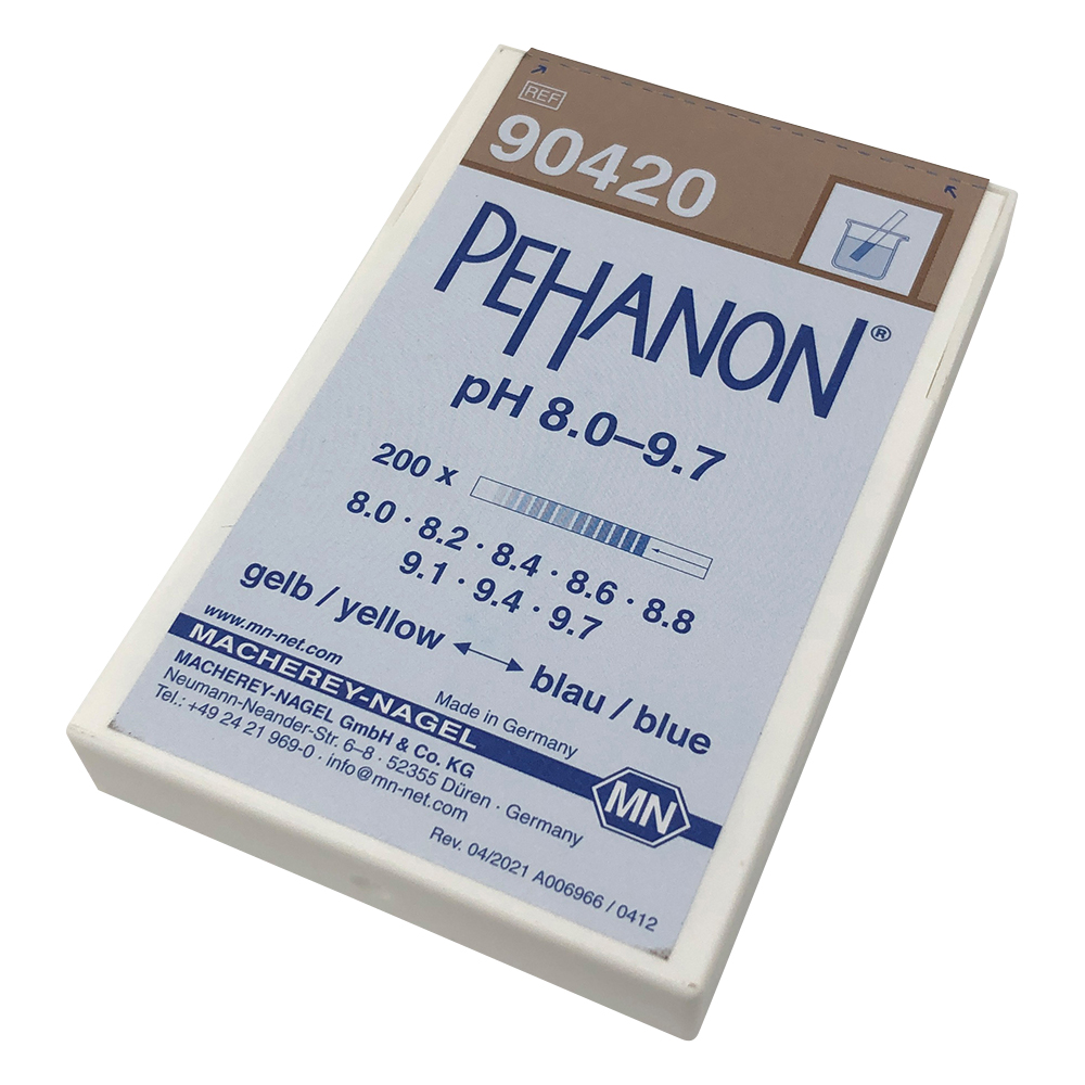ストライプpH試験紙（PEHANON） pH8.0-9.7 1箱（200枚入）画像