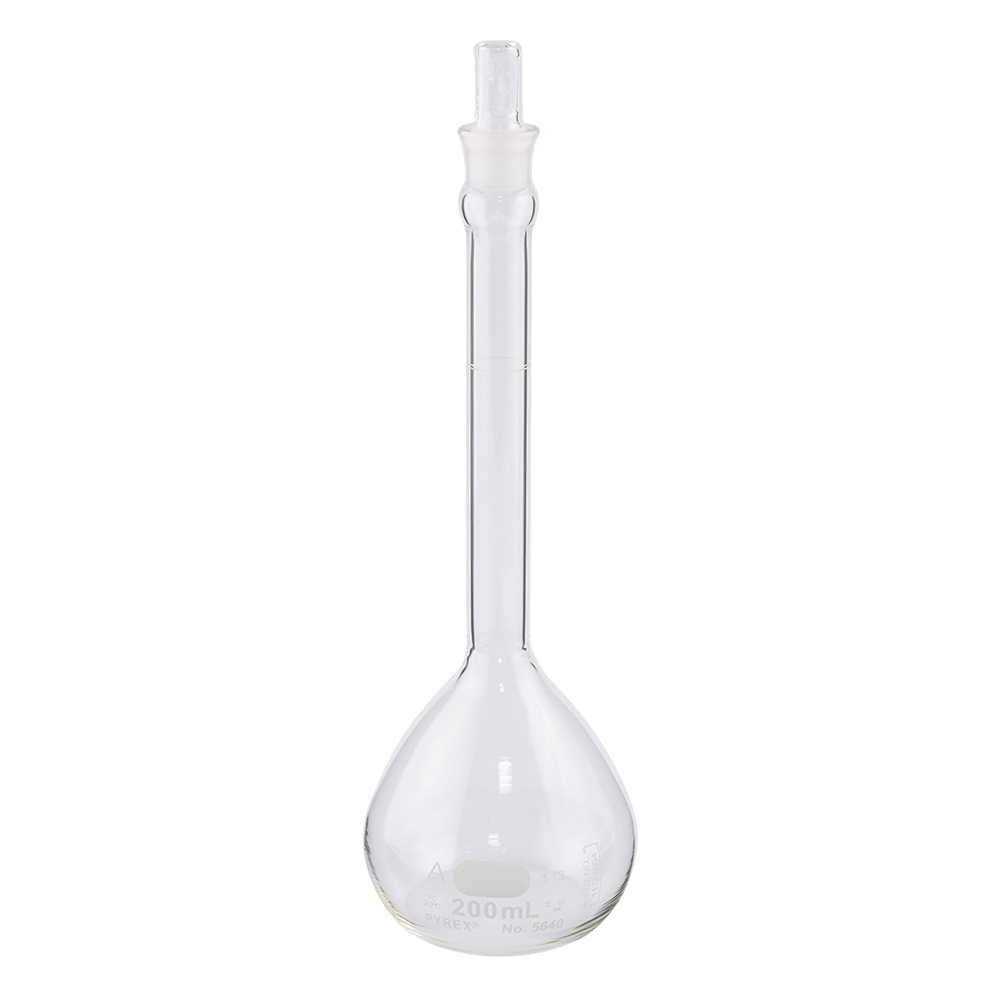 メスフラスコ　CLassA　白 200mL