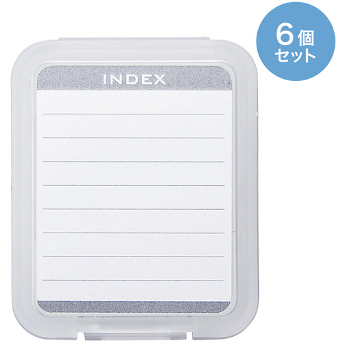 ﾒﾓﾘｰｶｰﾄﾞｸﾘｱｹｰｽ(SDｶｰﾄﾞ用) 1ﾊﾟｯｸ(6個)画像