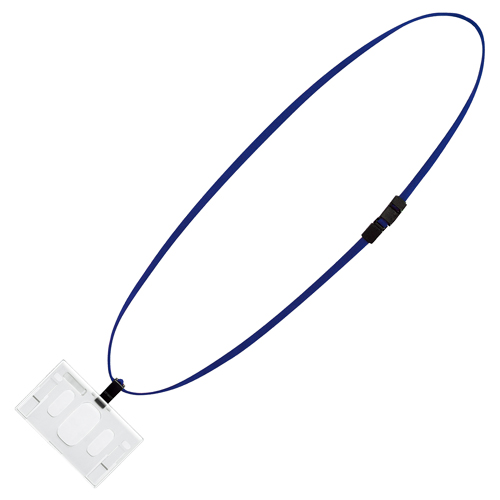 吊り下げ名札ｾｯﾄ(ﾊｰﾄﾞｹｰｽ)(ｱｲﾄﾞﾌﾟﾗｽ) ID･ICｶｰﾄﾞ用 青 1ｾｯﾄ(10個)画像