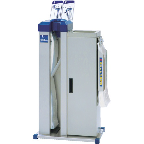 ニイクラ　傘袋自動装着機　傘ぽん　ダストボックスタイプ　ビッグホルダー付き画像