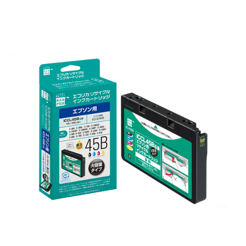 ﾘｻｲｸﾙｲﾝｸｶｰﾄﾘｯｼﾞ (染料) [ｴﾌﾟｿﾝ:ICCL45B互換] ECI-E45B 1個画像