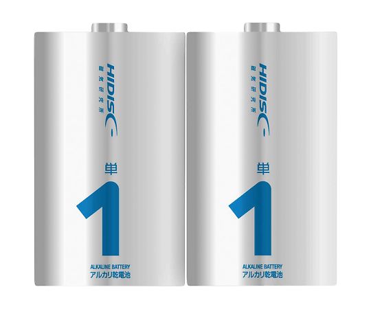 アルカリ乾電池　単1形　2本入画像